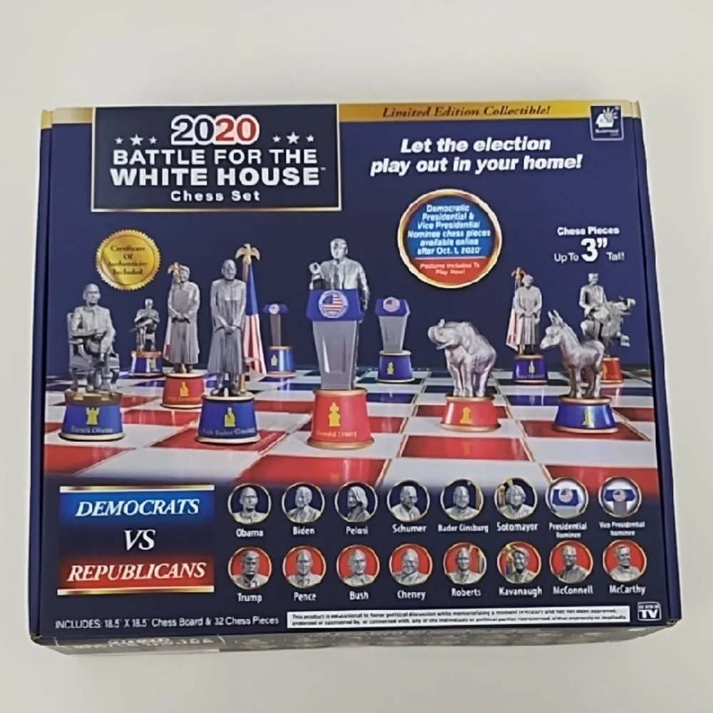 New Inbox 2020 Battle For The White House Chess Set - Picture 1 of 4